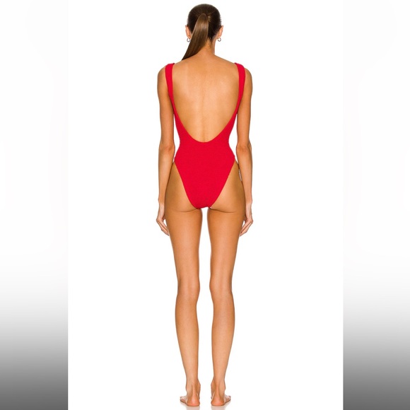 Hunza G Square Neck Swimsuit - Picture 2 of 5